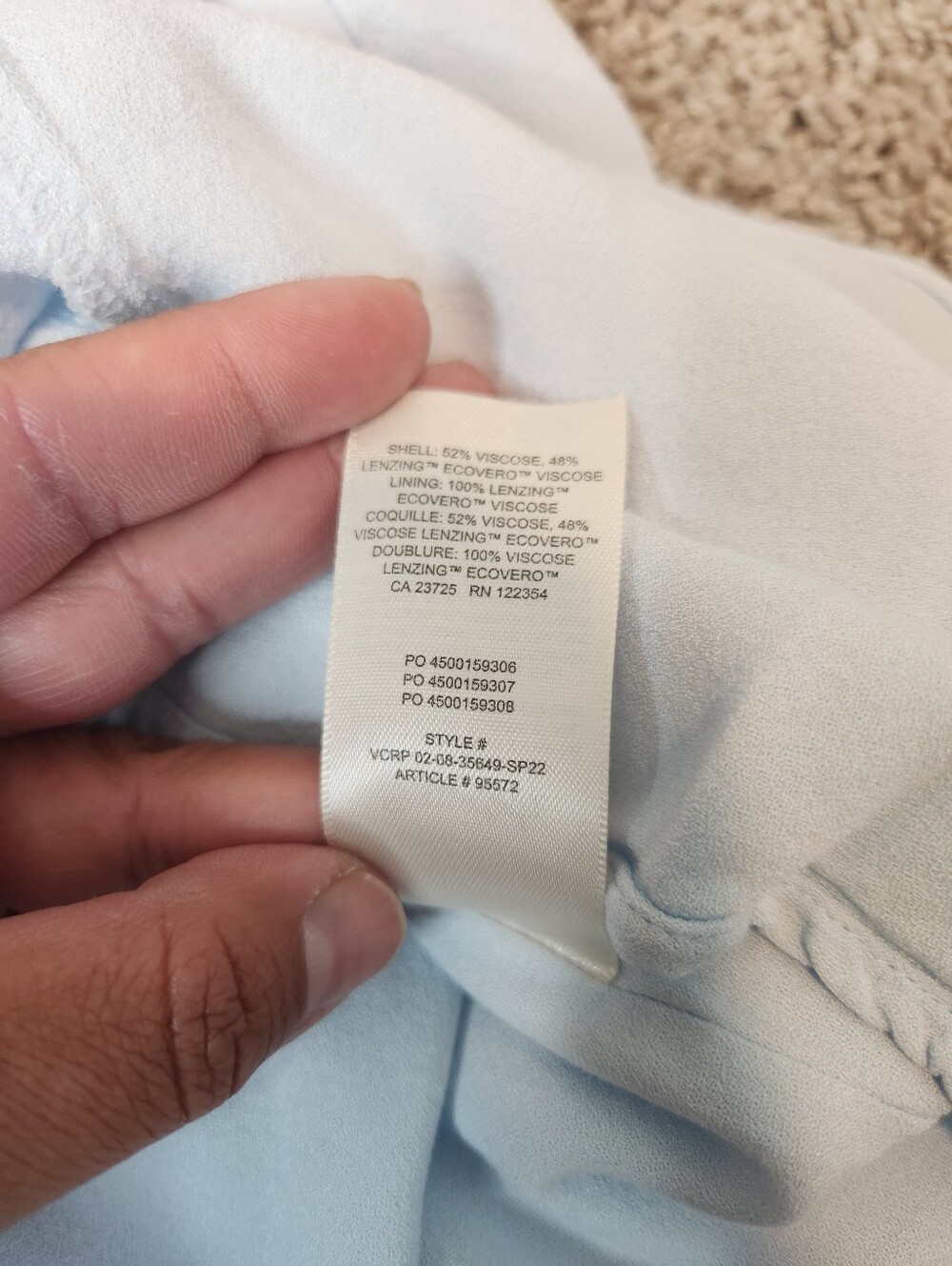 Aritzia Sun-deh Eastwood Midi Dress In Fluid Blue Size Large - Picture 7 of 9